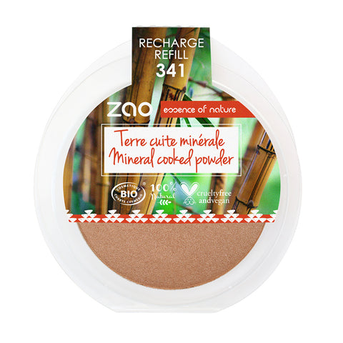 Zao Mineral Cooked Powder - Bronzer Refill